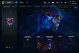 Conta Unranked lvl 30 (handlevel) com 1050 de RP - League of Legends LOL
