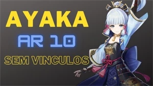 CONTA GENSHIN IMPACT AYAKA AR10 (SEM VÍNCULOS)