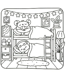 Desenhos para Imprimir e Colorir Comfy Time em pdf - eBooks