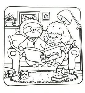 Desenhos para Imprimir e Colorir Comfy Time em pdf - eBooks