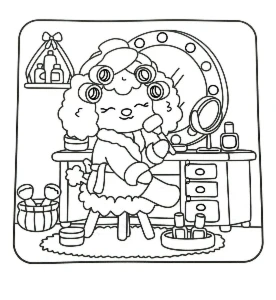 Desenhos para Imprimir e Colorir Comfy Time em pdf - eBooks