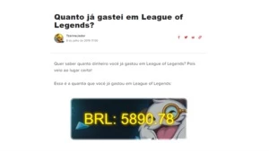 League Of Legends (Todos Campeões) LOL
