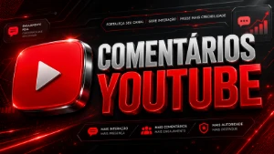 Comentarios Youtube [Sem Quedas|Entrega Rápida|Menor Preço!] - Redes Sociais