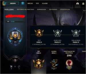 conta de lol prata 4 81 champs 45 skins - League of Legends