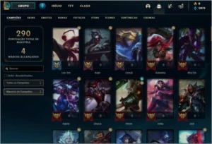 conta de lol prata 4 81 champs 45 skins - League of Legends