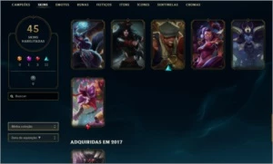 conta de lol prata 4 81 champs 45 skins - League of Legends