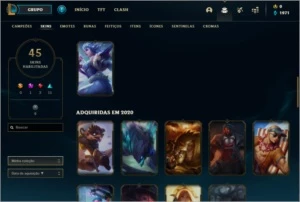 conta de lol prata 4 81 champs 45 skins - League of Legends