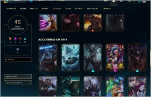 conta de lol prata 4 81 champs 45 skins - League of Legends