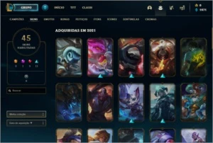 conta de lol prata 4 81 champs 45 skins - League of Legends