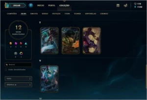 Conta LOL Platina 3 | 12 Skins | 48 Champs - League of Legends