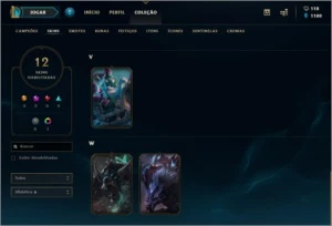 Conta LOL Platina 3 | 12 Skins | 48 Champs - League of Legends