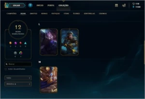 Conta LOL Platina 3 | 12 Skins | 48 Champs - League of Legends