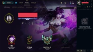 Conta LOL Platina 3 | 12 Skins | 48 Champs - League of Legends