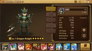 Reroll Summoners War lvl10 com Leo + Chasun