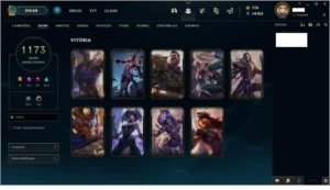 Conta LOL 1173 skins PAX TF, Janna Vitoriosa, Kayle Juiza - League of Legends