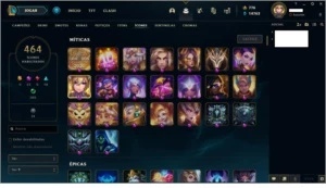 Conta LOL 1173 skins PAX TF, Janna Vitoriosa, Kayle Juiza - League of Legends