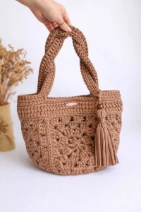 Bolsa de Crochê Artesanal Feminina