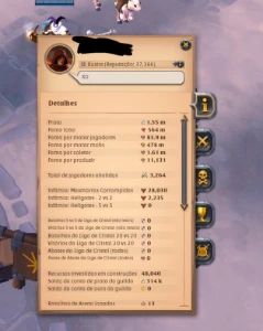 Conta Albion, T8 pelego e t8 pesca. - Albion Online