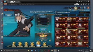 CONTA NARUTO ONLINE S475 Lágrimas de Gelo 160k Fc - Outros