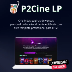Landing page Editável – P2Cine LP - Outros