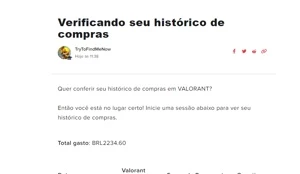 VENDO CONTA DE VALORANT STREAMER