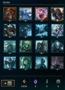 PLATINA, 10k EA, 18 SKINS - LEAGUE OF LEGENDS, LOL, SMURF