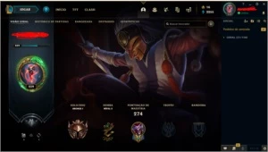 Conta de League of Legends Bronze 1 LOL