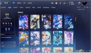 conta league of legends LOL