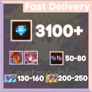 [GLOBAL] [INSTANT] 3100+ Diamonds Seven Deadly Sins 7DS Gran - Outros