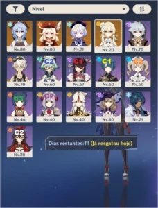Klee + Ganyu + Qiqi [ 110 Dias Benção da Lua ] - Genshin Impact