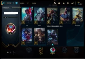 SMURF COM SKINS - League of Legends LOL