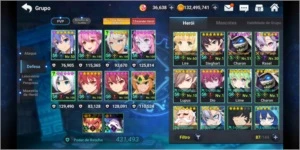 grand Chase mobile BR nv 88 493K PB 35K GEMAS 100KK GOLD - Outros