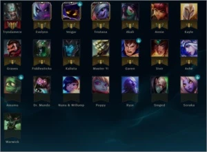 CONTA DE LEAGUE OF LEGENDS LVL 30+ LOL