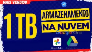 Estamos On🟢- Google One 1Tb / 1 Mês (Entrega Imediata)