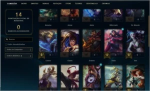 CONTA UNRANKED - EX GOLD - League of Legends LOL