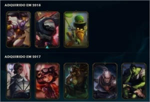 Conta prata +50 champs com email barata - League of Legends LOL