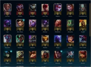 Conta prata +50 champs com email barata - League of Legends LOL