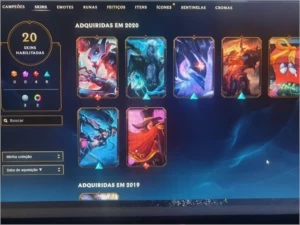 Conta de LoL Platina 3/ falta md10 da flex - League of Legends