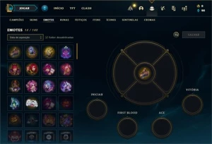 Conta ouro 4 com 24 Champs e 7 Skins - League of Legends LOL