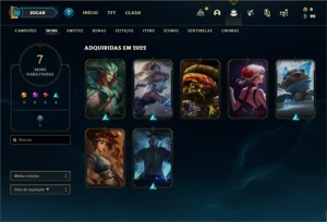 Conta ouro 4 com 24 Champs e 7 Skins - League of Legends LOL