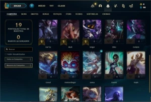 Conta ouro 4 com 24 Champs e 7 Skins - League of Legends LOL