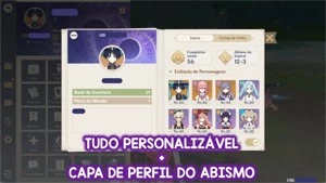 ✨Genshin Impact Conta AR21 com Yae Miko + Wanderer + Keqing✨