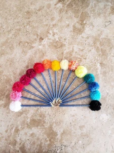 Lápis Pompom - Artesanato e Personalizados