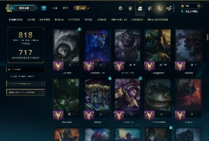 Unranked com TODOS os Champs e 245 Skins ( TOP / JG / SUP ) - League of Legends LOL