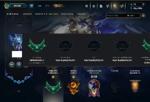 Unranked com TODOS os Champs e 245 Skins ( TOP / JG / SUP )