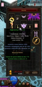 Conta Summoner 190RR/1029 ML - MU Online