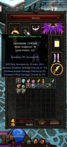 Conta Summoner 190RR/1029 ML - MU Online