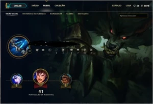 Conta lol LV 30 unranked - League of Legends