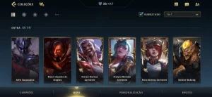 Conta Wild Rift 82 campeões e 26 skins criada na 2ª season - League of Legends: Wild Rift LOL WR