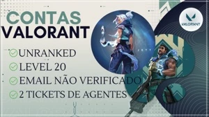 CONTAS SMURF VALORANT LV 20 PRONTA ENTREGA !!!